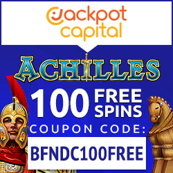 JackpotCapital casino, 50 free spins bonus