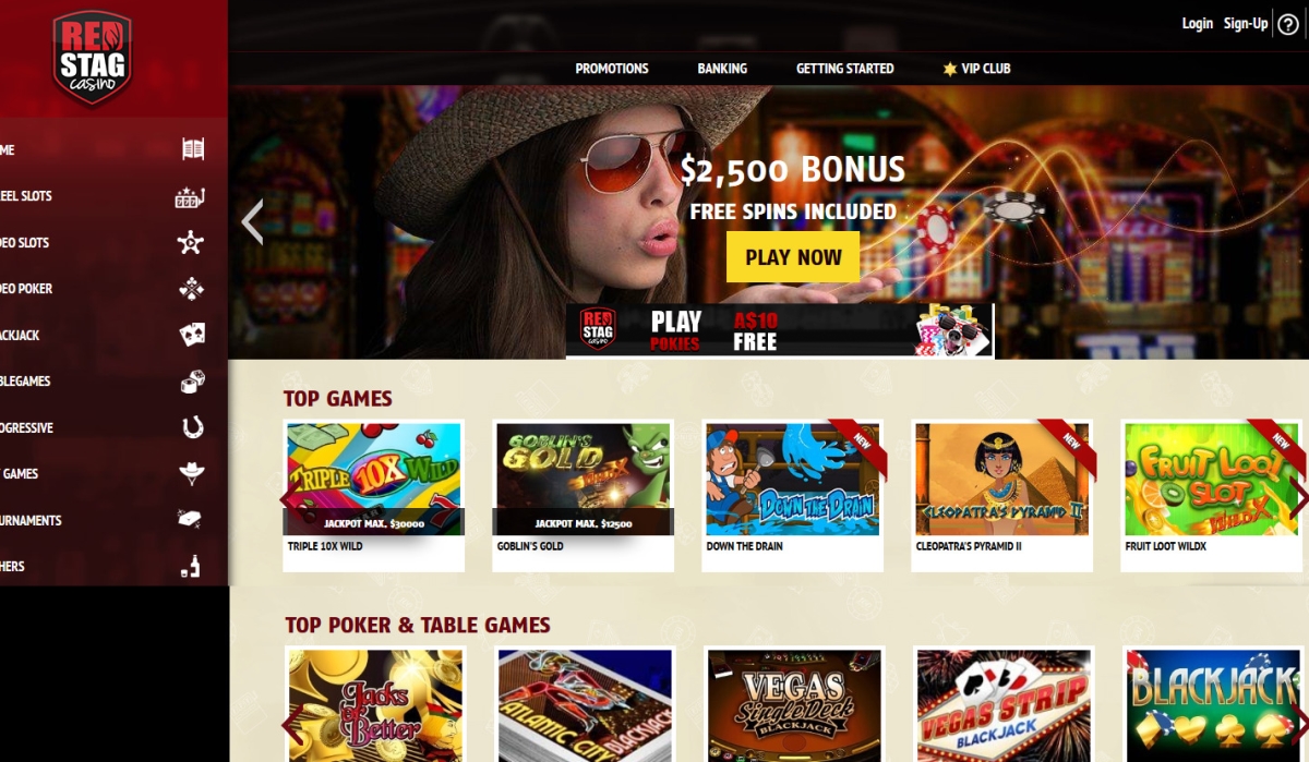 red stag casino $10 free Australia