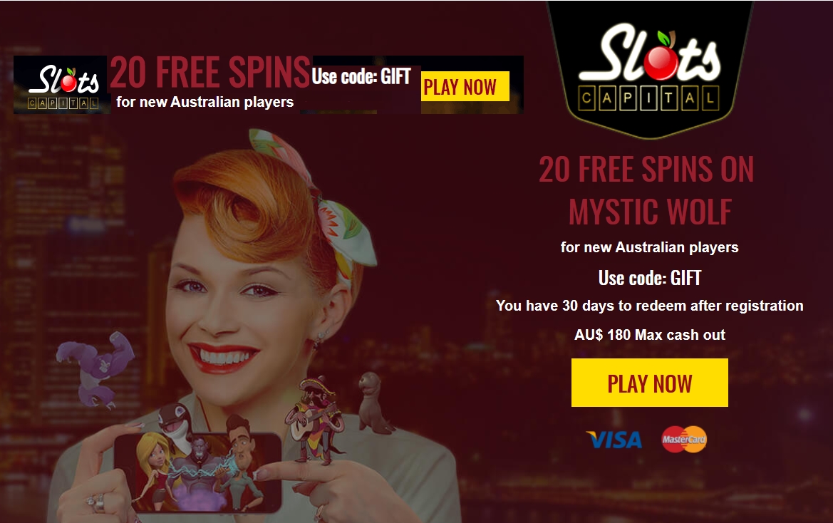Slots Capital casino welcome offer Australia