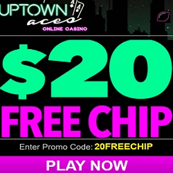 Uptown Aces 20 free casino chip