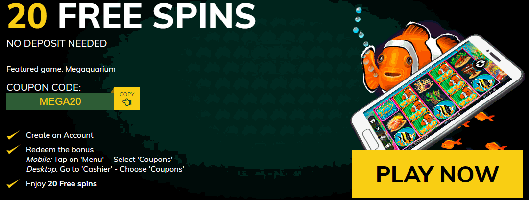 Fair Go 20 free spin,no deposit required